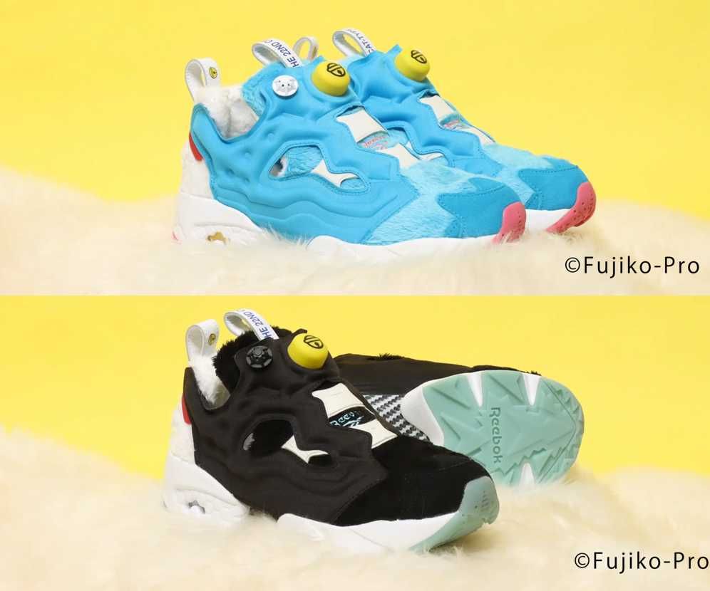 【スニダンで購入可】DORAEMON × atmos × REEBOK INSTAPUMP FURY OG 2COLORS 抽選/定価/販売店舗まとめ 2枚目