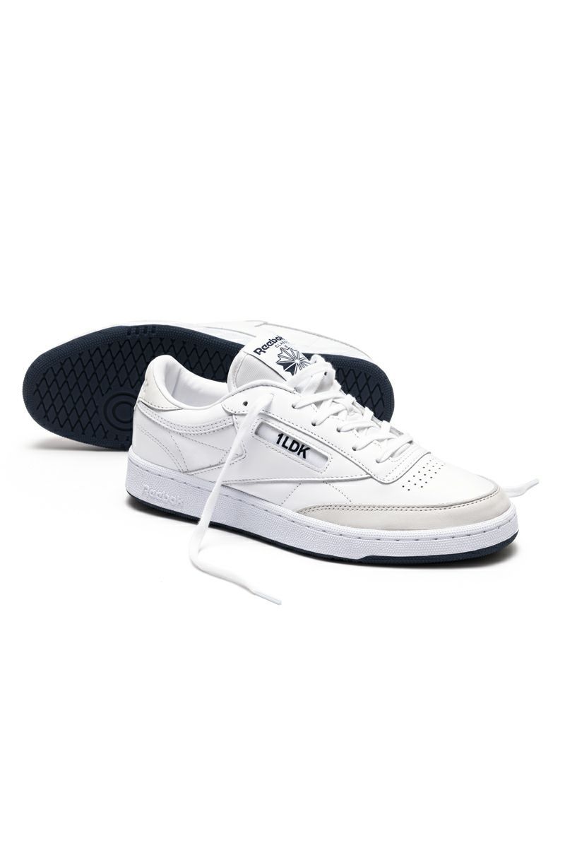 【スニダンで購入可】4/10発売 1LDK × REEBOK CLUB C 85 "WHITE/NAVY" 抽選/定価/販売店舗まとめ 2枚目