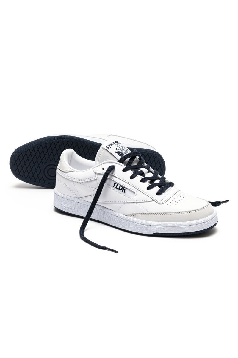 【スニダンで購入可】4/10発売 1LDK × REEBOK CLUB C 85 "WHITE/NAVY" 抽選/定価/販売店舗まとめ 3枚目