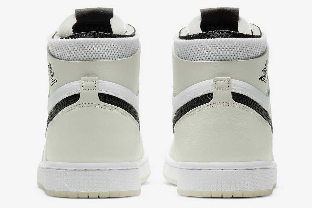 【スニダンで購入可】Nike WMNS Air Jordan 1 High Zoom Air Comfort "Sail/Black" 抽選/定価/販売店舗まとめ 5枚目