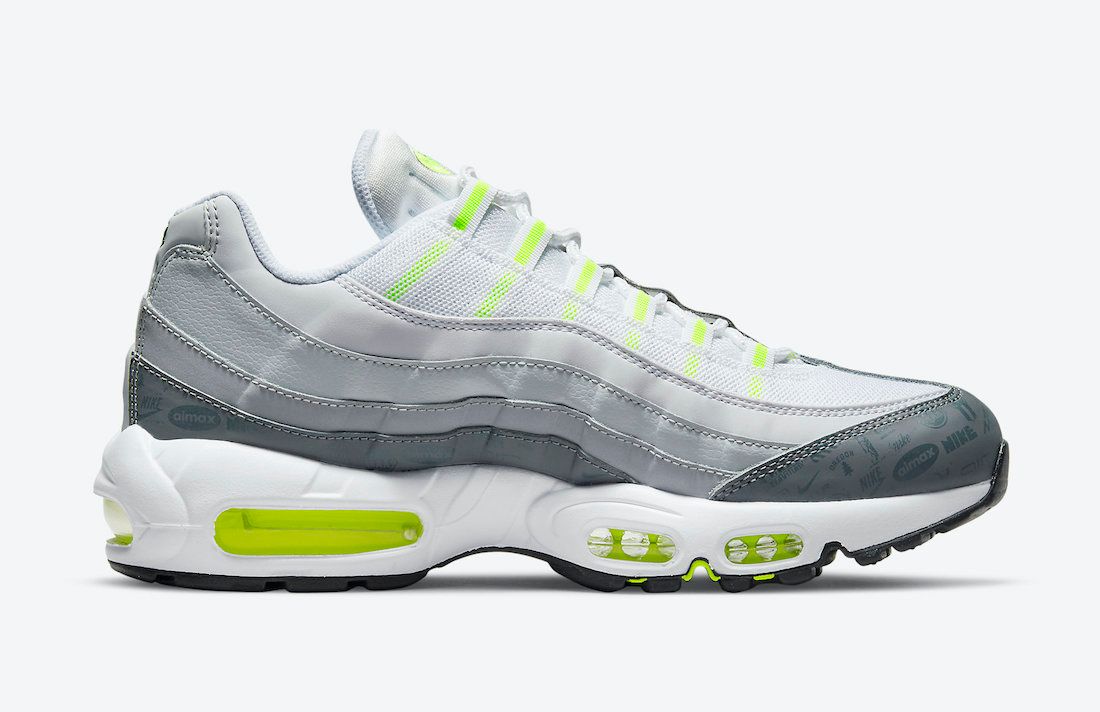 【2021年発売】NIKE AIR MAX 95 "WHITE/GREY/VOLT" 抽選/定価/販売店舗まとめ 3枚目