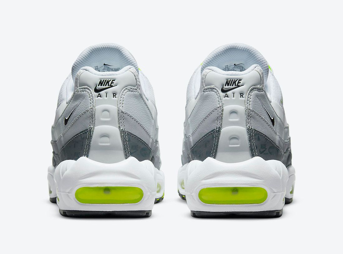 【2021年発売】NIKE AIR MAX 95 "WHITE/GREY/VOLT" 抽選/定価/販売店舗まとめ 5枚目