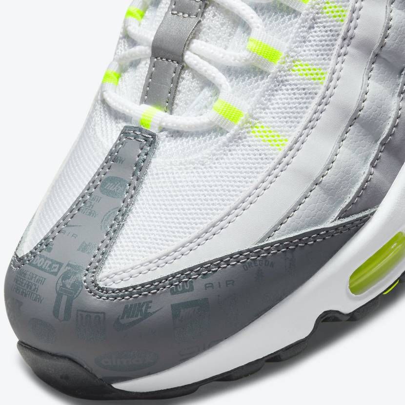 【2021年発売】NIKE AIR MAX 95 "WHITE/GREY/VOLT" 抽選/定価/販売店舗まとめ 7枚目