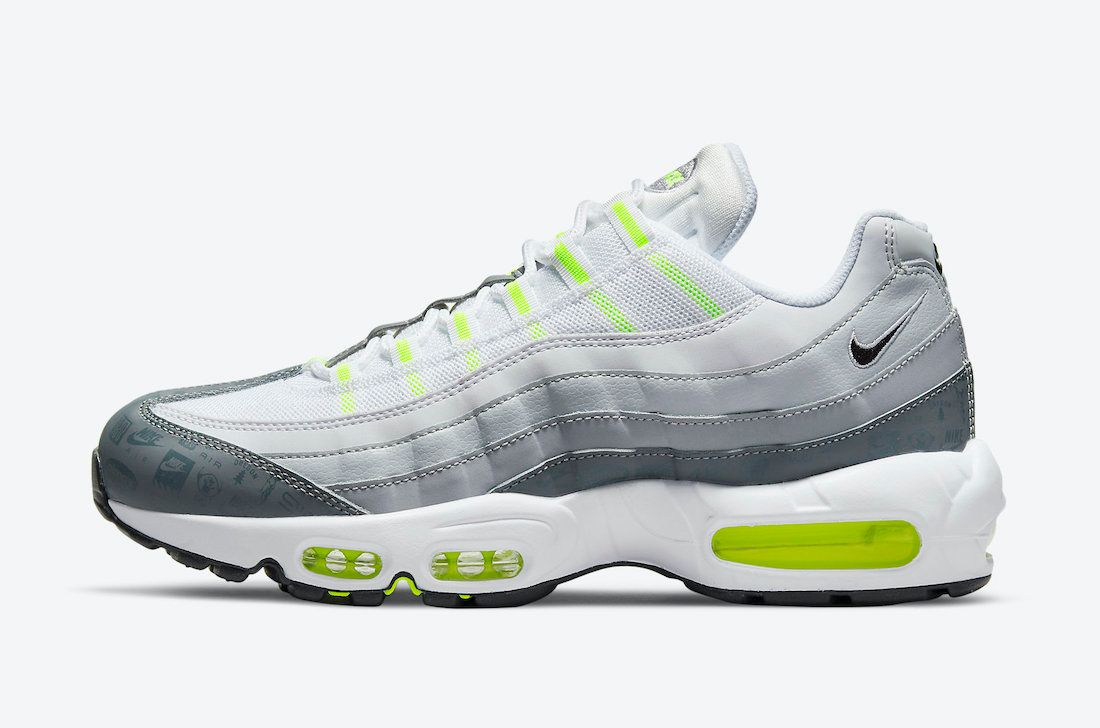 【2021年発売】NIKE AIR MAX 95 "WHITE/GREY/VOLT" 抽選/定価/販売店舗まとめ 2枚目