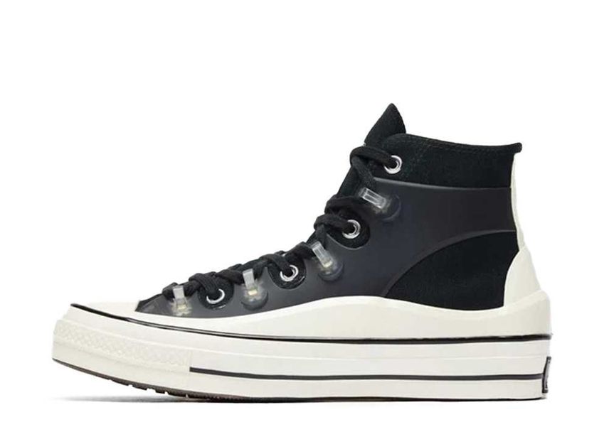 キム・ジョーンズ × コンバース チャック 70 ユーティリティー ウェーブ ハイ "ブラック"