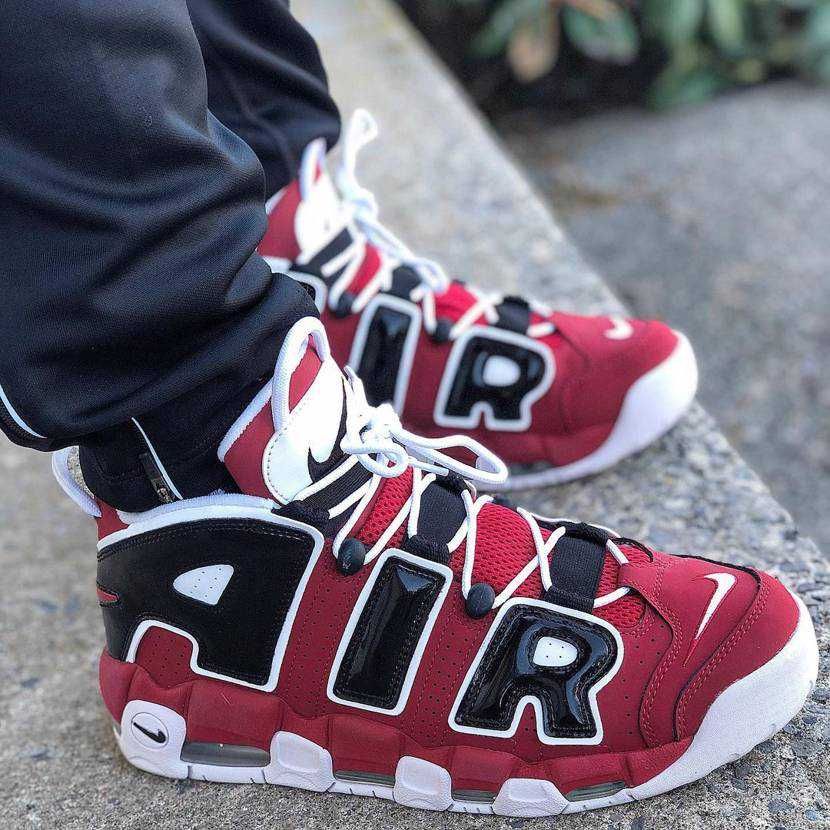 【スニダンで購入可】5/14発売 NIKE AIR MORE UPTEMPO ’96 "VARSITY RED/WHITE/BLACK" 抽選/定価/販売店舗まとめ 3枚目