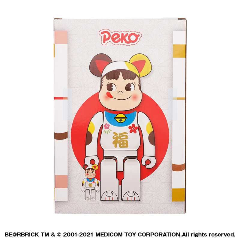 【販売リンクあり】4/26発売 招き猫 × ペコちゃん × BE@BRICK 福 100％ ＆ 400％ 抽選/定価/販売店舗まとめ 7枚目