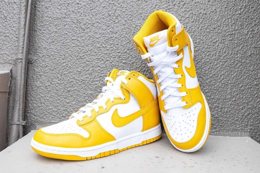 【スニダンで購入可】4/16発売 NIKE WMNS DUNK HIGH "DARK SULFUR" 抽選/定価/販売店舗まとめ