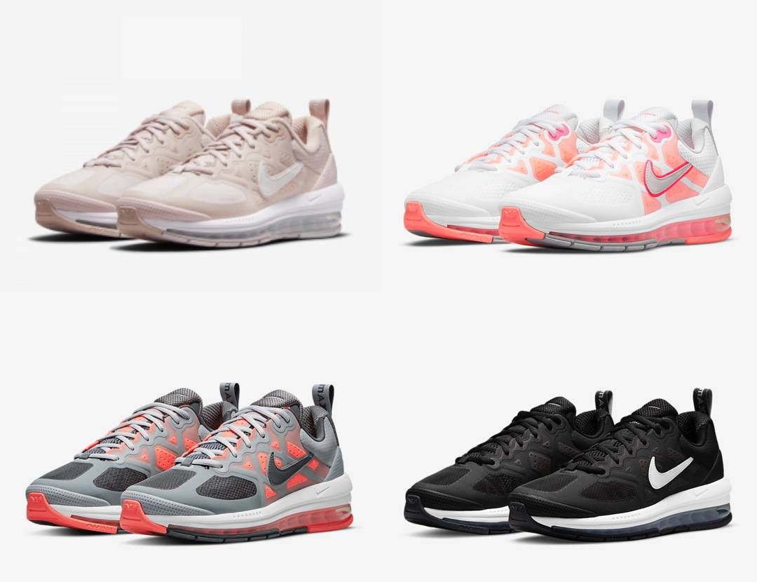 【販売リンクあり】4/15発売 NIKE AIR MAX GENOME 4COLORS 抽選/定価/販売店舗まとめ