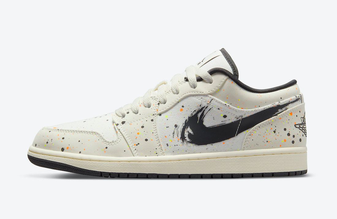 【2021年発売予定】NIKE AIR JORDAN 1 LOW "PAINT SPLATTER" 抽選/定価/販売店舗まとめ 3枚目
