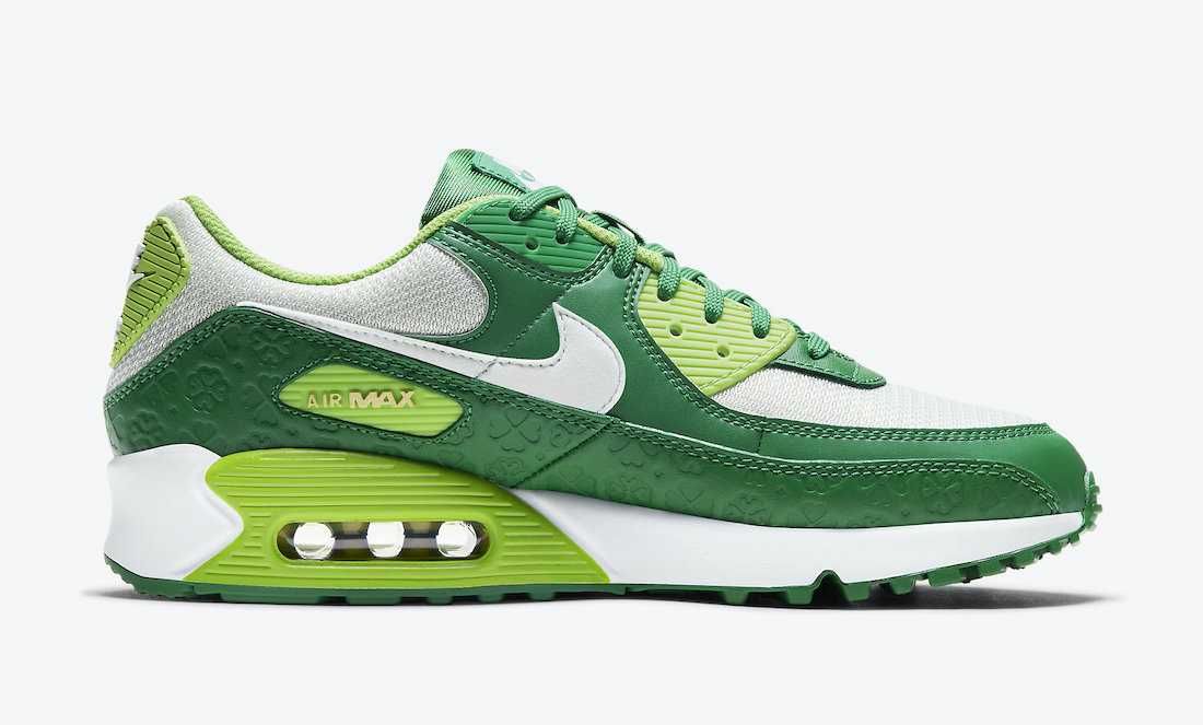 【海外3/12発売】NIKE AIR MAX 90 "ST. PATRICK'S DAY" 抽選/定価/販売店舗まとめ 3枚目