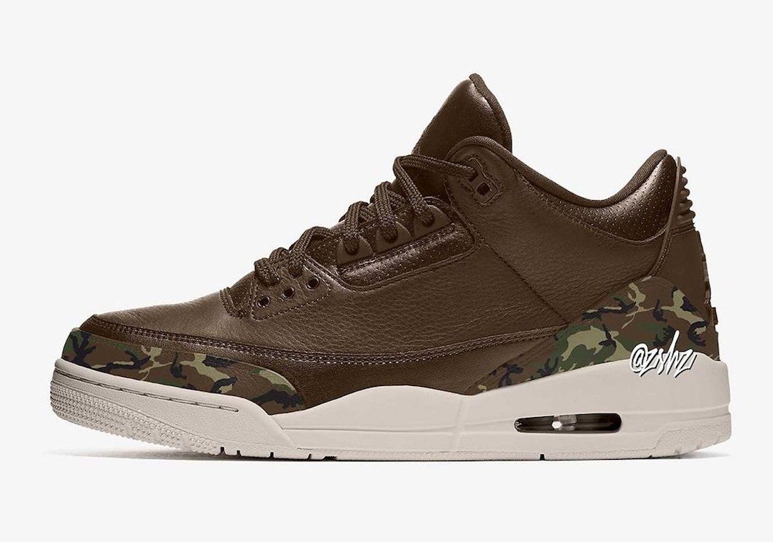 【2021年末発売予定】NIKE AIR JORDAN 3 "CAMO" 抽選/定価/販売店舗まとめ 2枚目