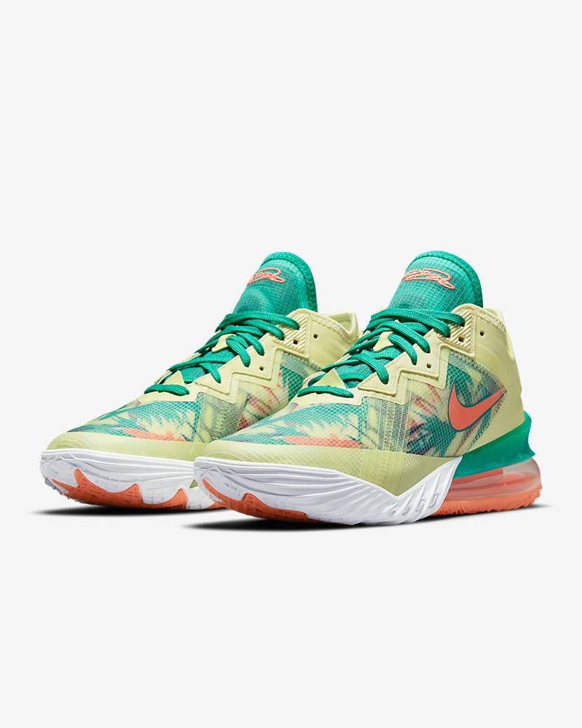 【スニダンで購入可】4/16発売 NIKE LEBRON XVIII LOW "SUMMER REFRESH” 抽選/定価/販売店舗まとめ 2枚目