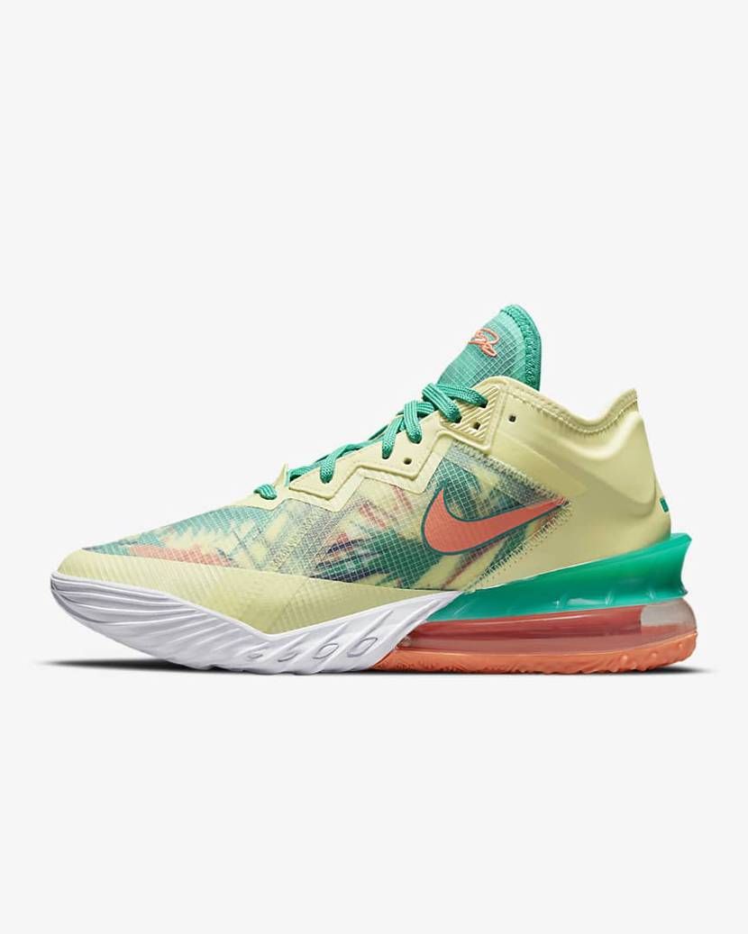 【スニダンで購入可】4/16発売 NIKE LEBRON XVIII LOW "SUMMER REFRESH” 抽選/定価/販売店舗まとめ 3枚目