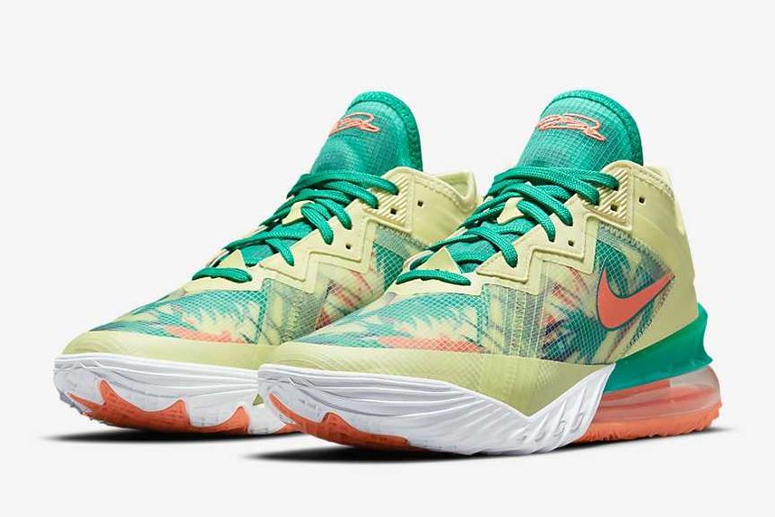 【スニダンで購入可】4/16発売 NIKE LEBRON XVIII LOW "SUMMER REFRESH” 抽選/定価/販売店舗まとめ