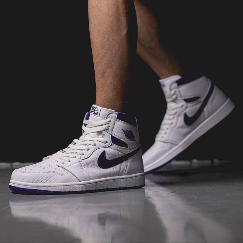 【スニダンで購入可】6/3発売 NIKE WMNS AIR JORDAN 1 HIGH OG "COURT PURPLE" 抽選/定価/販売店舗まとめ 6枚目