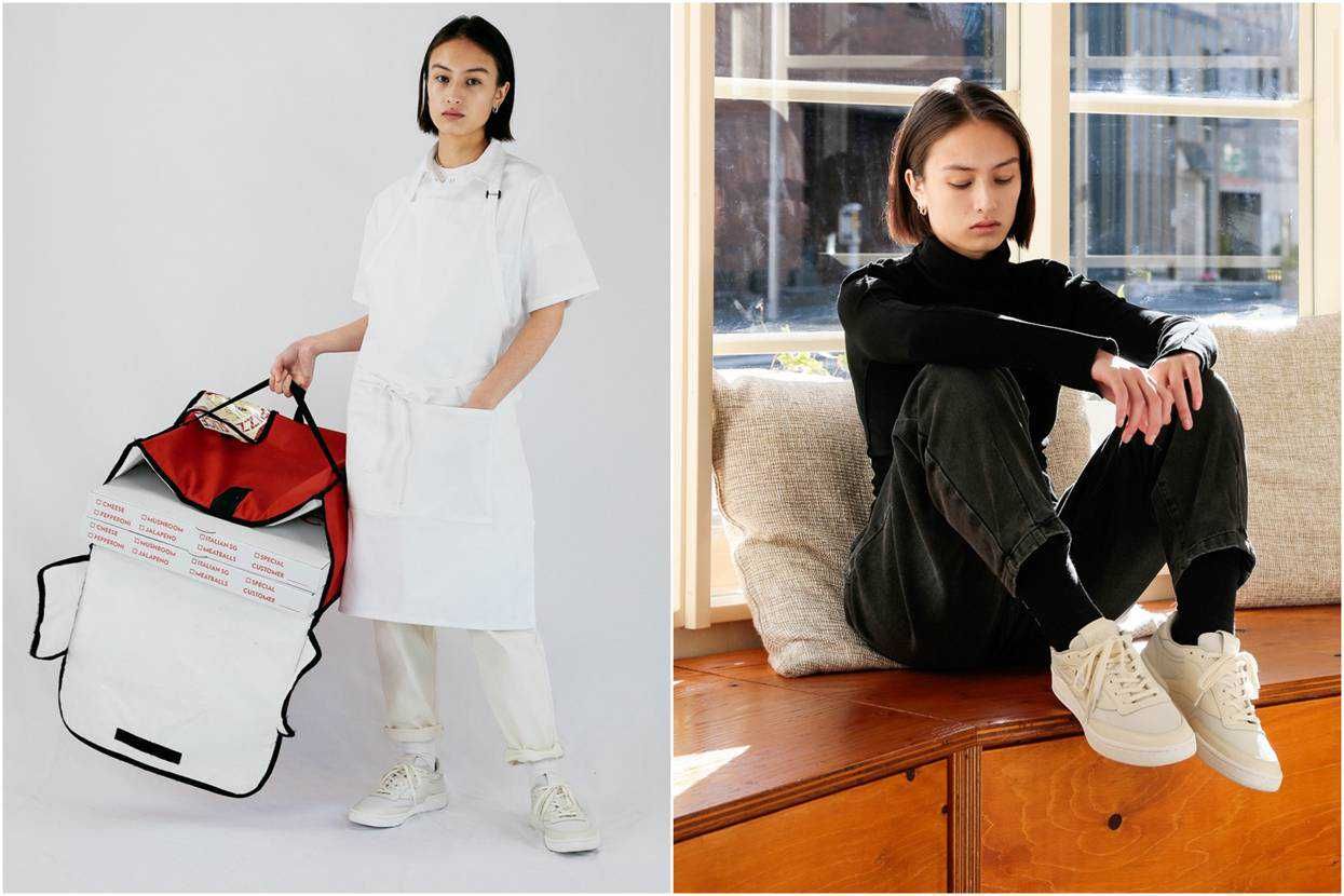 【スニダンで購入可】4/16発売 PIZZA SLICE × REEBOK CLUB C 85 "CLASSIC WHITE/CHALK" 抽選/定価/販売店舗まとめ 3枚目