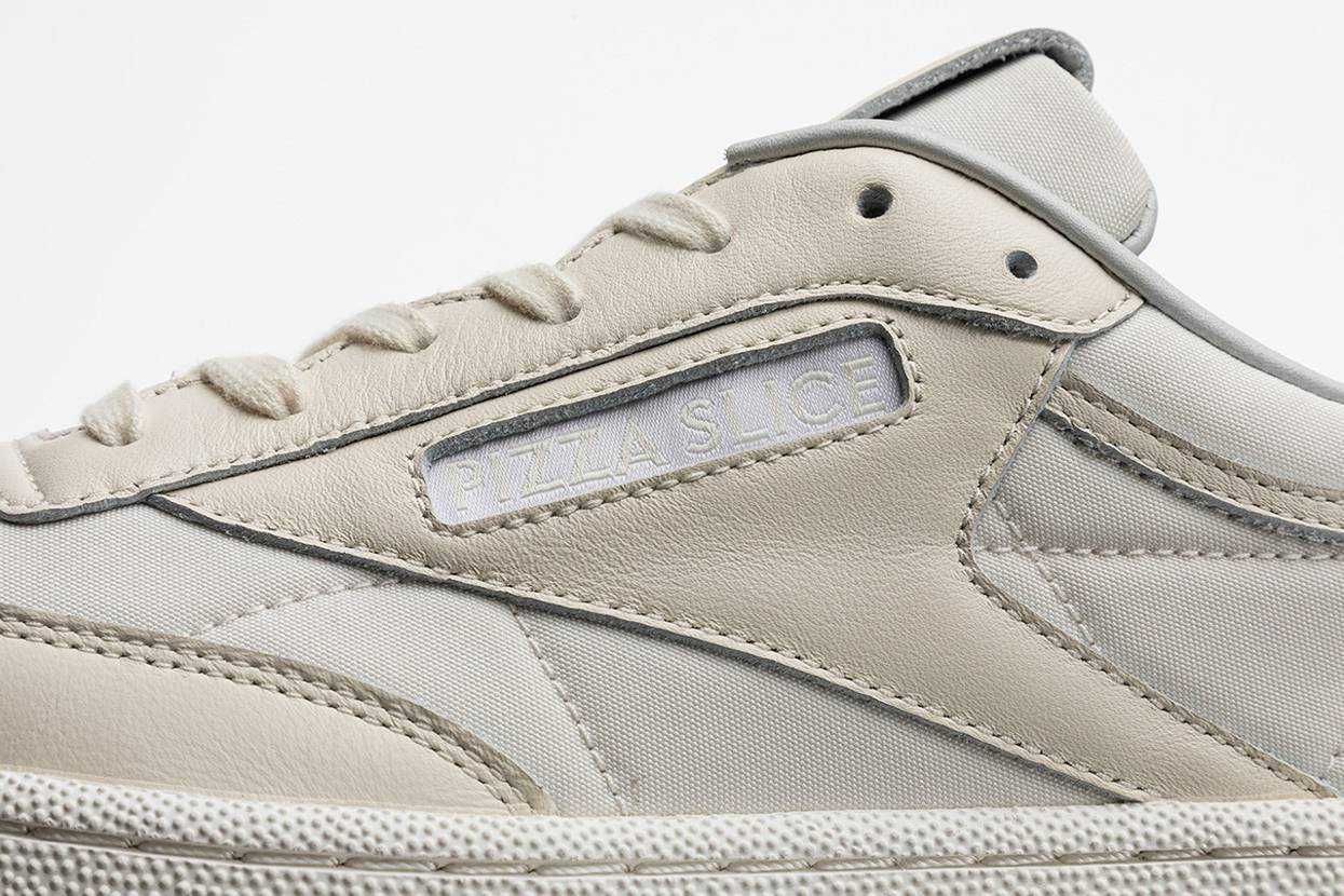 【スニダンで購入可】4/16発売 PIZZA SLICE × REEBOK CLUB C 85 "CLASSIC WHITE/CHALK" 抽選/定価/販売店舗まとめ 6枚目