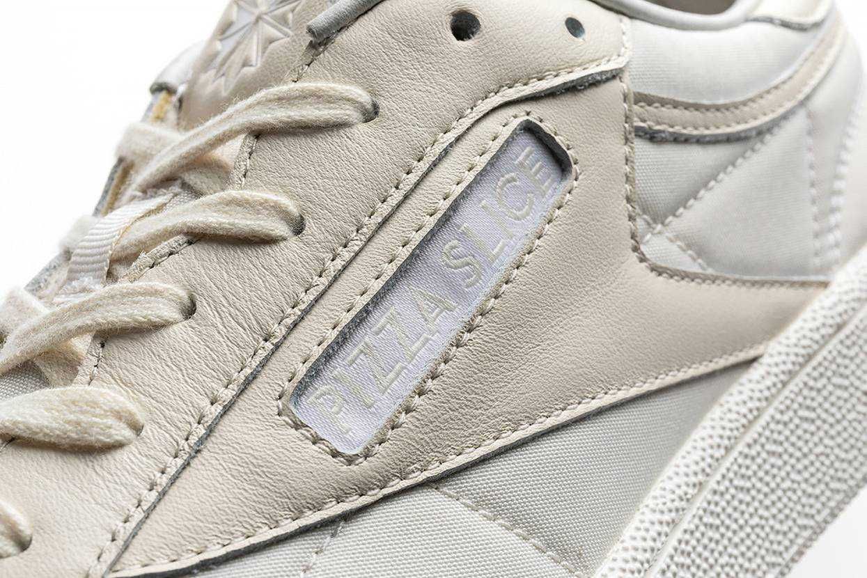 【スニダンで購入可】4/16発売 PIZZA SLICE × REEBOK CLUB C 85 "CLASSIC WHITE/CHALK" 抽選/定価/販売店舗まとめ 7枚目