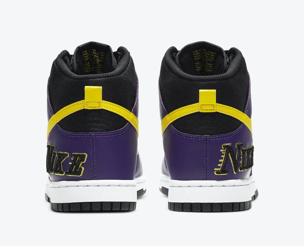 【スニダンで購入可】NIKE DUNK HIGH EMB "LAKERS" 抽選/定価/販売店舗まとめ 7枚目
