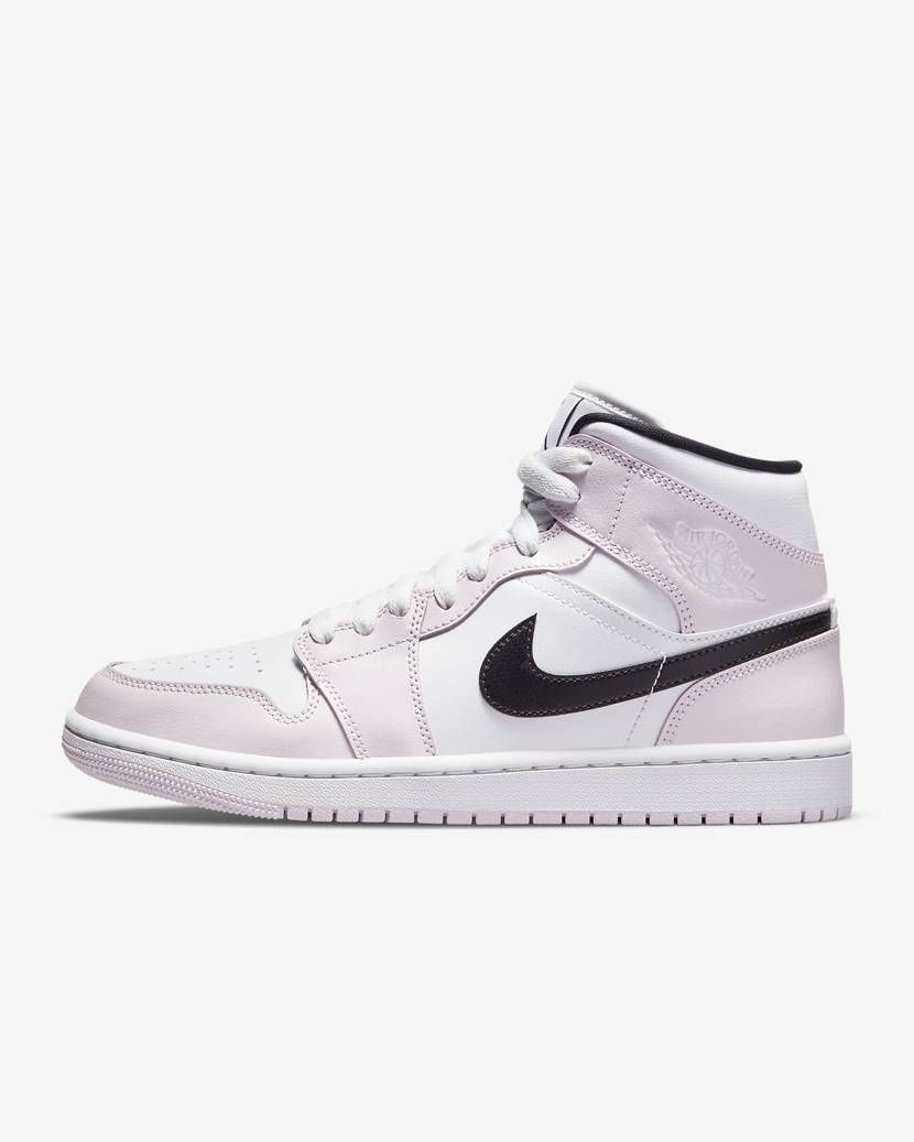 【スニダンで購入可】4/23発売 NIKE WMNS AIR JORDAN 1 MID "LIGHT VIOLET/WHITE/BLACK” 抽選/定価/販売店舗まとめ 3枚目
