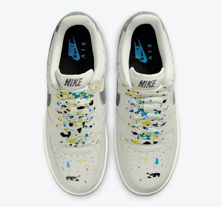 【スニダンで購入可】4/23発売 NIKE AIR FORCE 1 LOW "PAINT SPLATTER” 2COLORS 抽選/定価/販売店舗まとめ 5枚目
