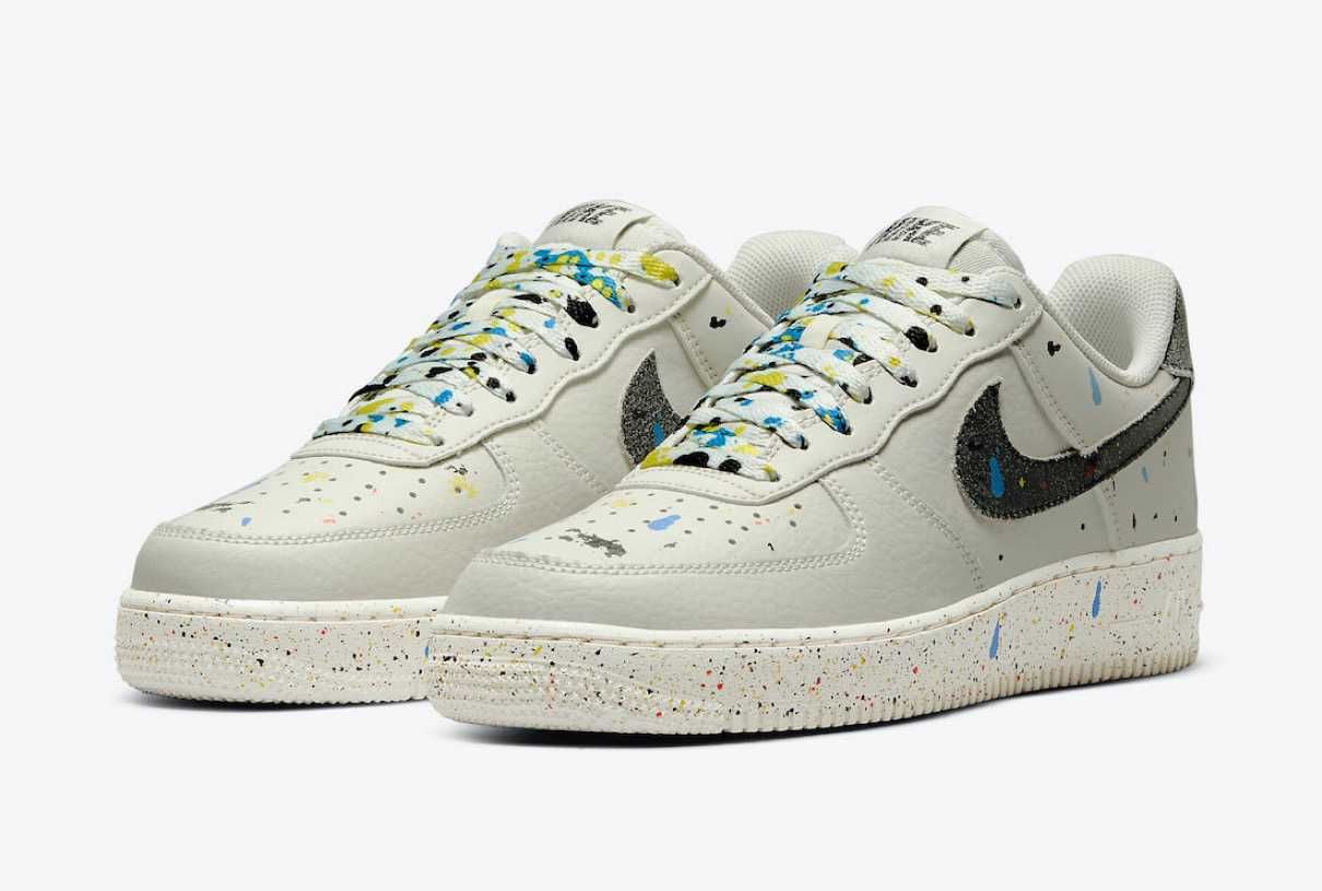【スニダンで購入可】4/23発売 NIKE AIR FORCE 1 LOW "PAINT SPLATTER” 2COLORS 抽選/定価/販売店舗まとめ 2枚目