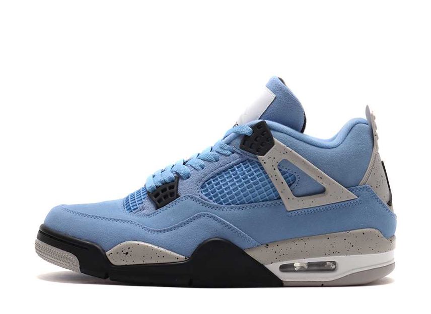 Air jordan 4 retro university blue best sale