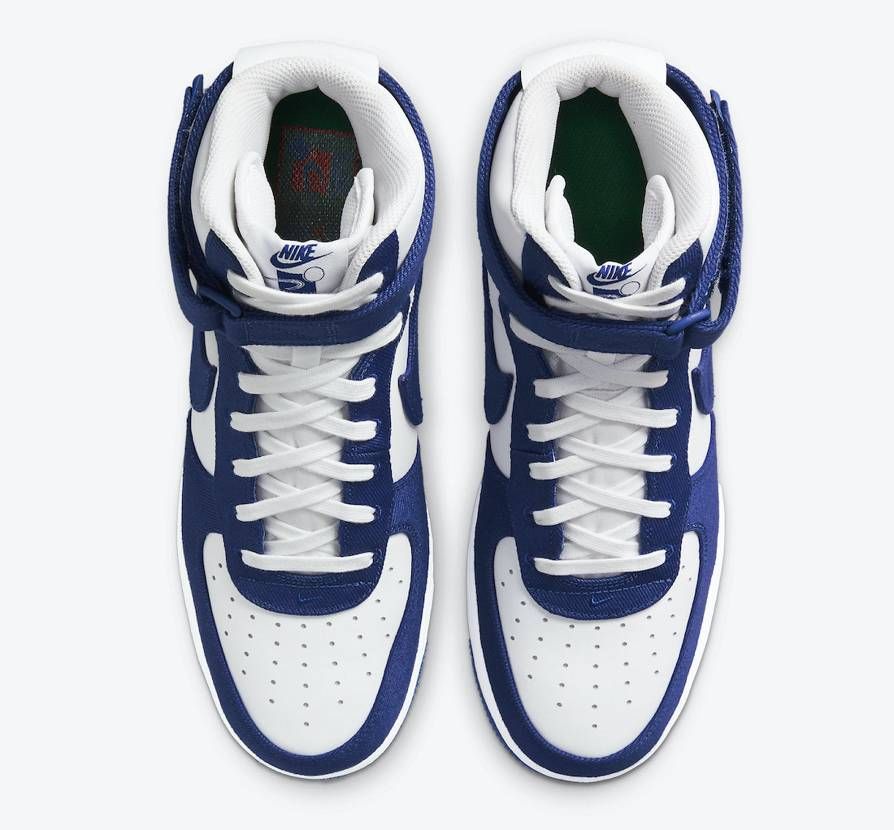 【スニダンで購入可】4/29発売 NIKE AIR FORCE 1 HIGH EMB “DODGERS” 抽選/定価/販売店舗まとめ 5枚目