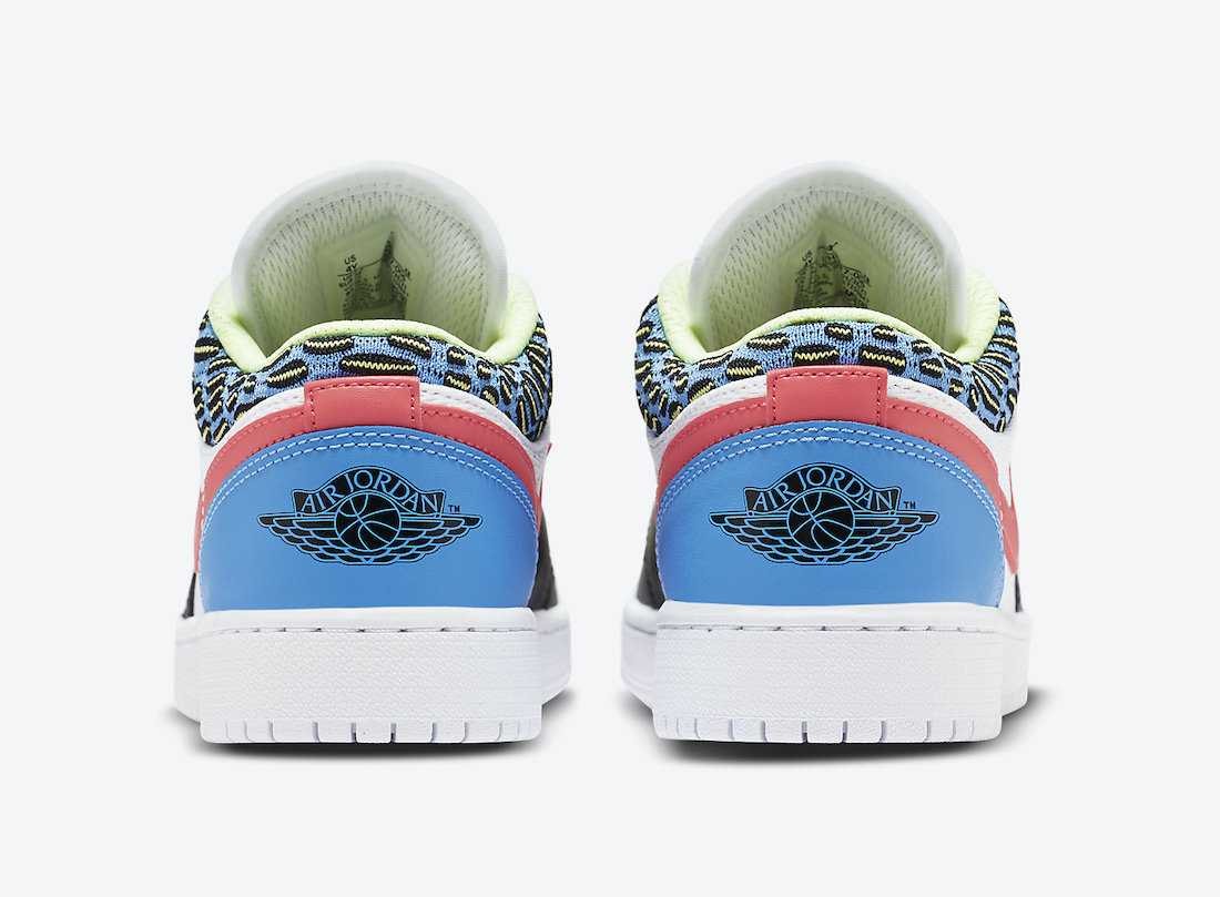 【2021年発売予定】NIKE GS AIR JORDAN 1 LOW "BLACK/LIGHT FUSION RED/WHITE/COAST" 抽選/定価/販売店舗まとめ 4枚目