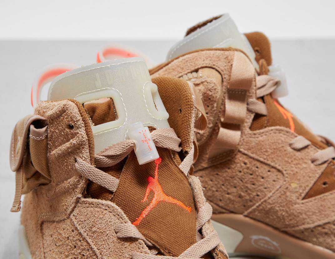 【スニダンで購入可】TRAVIS SCOTT × NIKE AIR JORDAN 6 "BRITISH KHAKI" 抽選/定価/販売店舗まとめ 3枚目