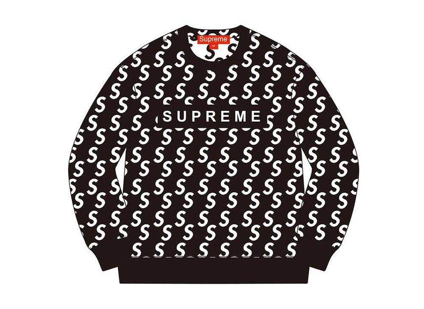 Pull supreme louis vuitton noir sale