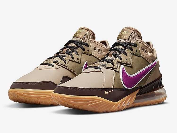 【スニダンで購入可】4/23・4/24発売 ATMOS × NIKE LEBRON 18 LOW "VIOTECH" 抽選/定価/販売店舗まとめ 4枚目