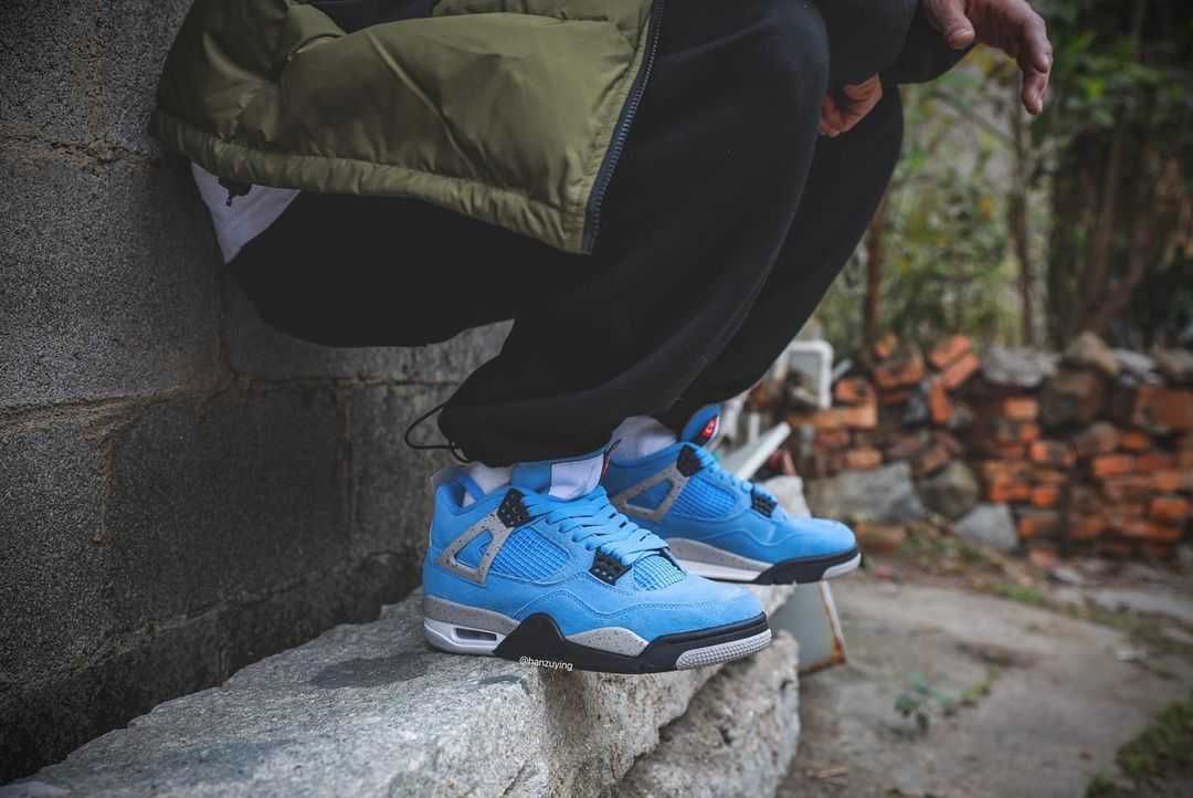 【スニダンで購入可】4/28発売 NIKE AIR JORDAN 4 "UNIVERSITY BLUE" 抽選/定価/販売店舗まとめ 2枚目