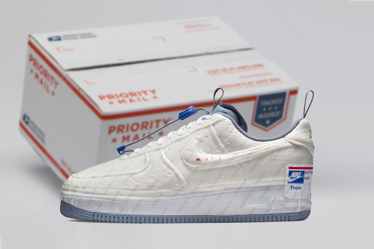 【スニダンで購入可】5/1 発売 NIKE AIR FORCE 1 EXPERIMENTAL "POSTAL GHOST" 抽選/定価/販売店舗まとめ