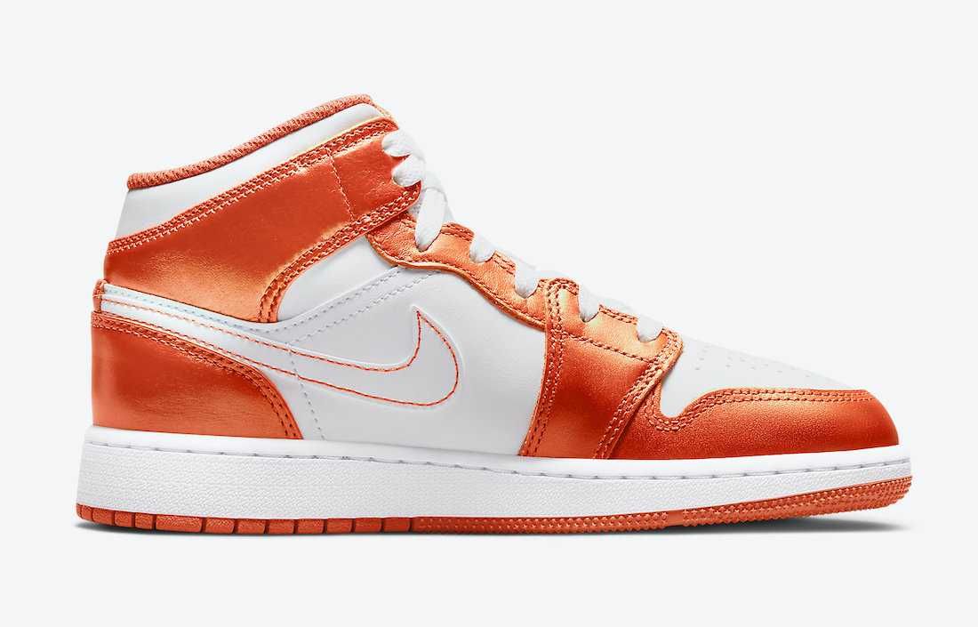 【スニダンで購入可】7/19発売 NIKE AIR JORDAN 1 MID "WHITE/METALLIC ORANGE" 抽選/定価/販売店舗まとめ 7枚目