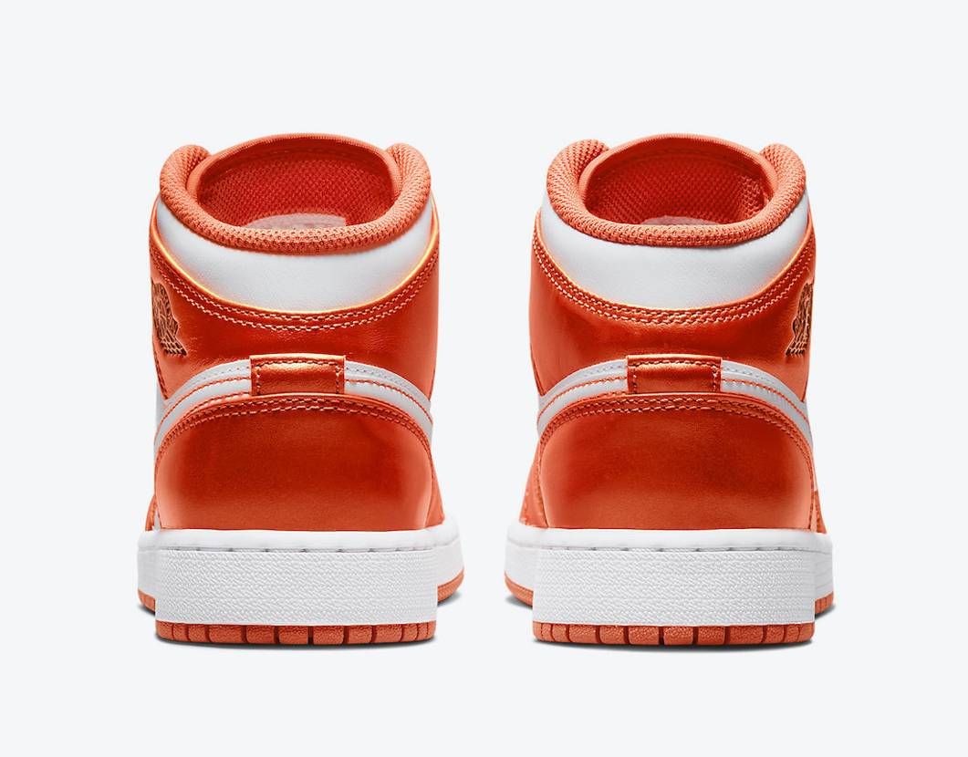 【スニダンで購入可】7/19発売 NIKE AIR JORDAN 1 MID "WHITE/METALLIC ORANGE" 抽選/定価/販売店舗まとめ 9枚目