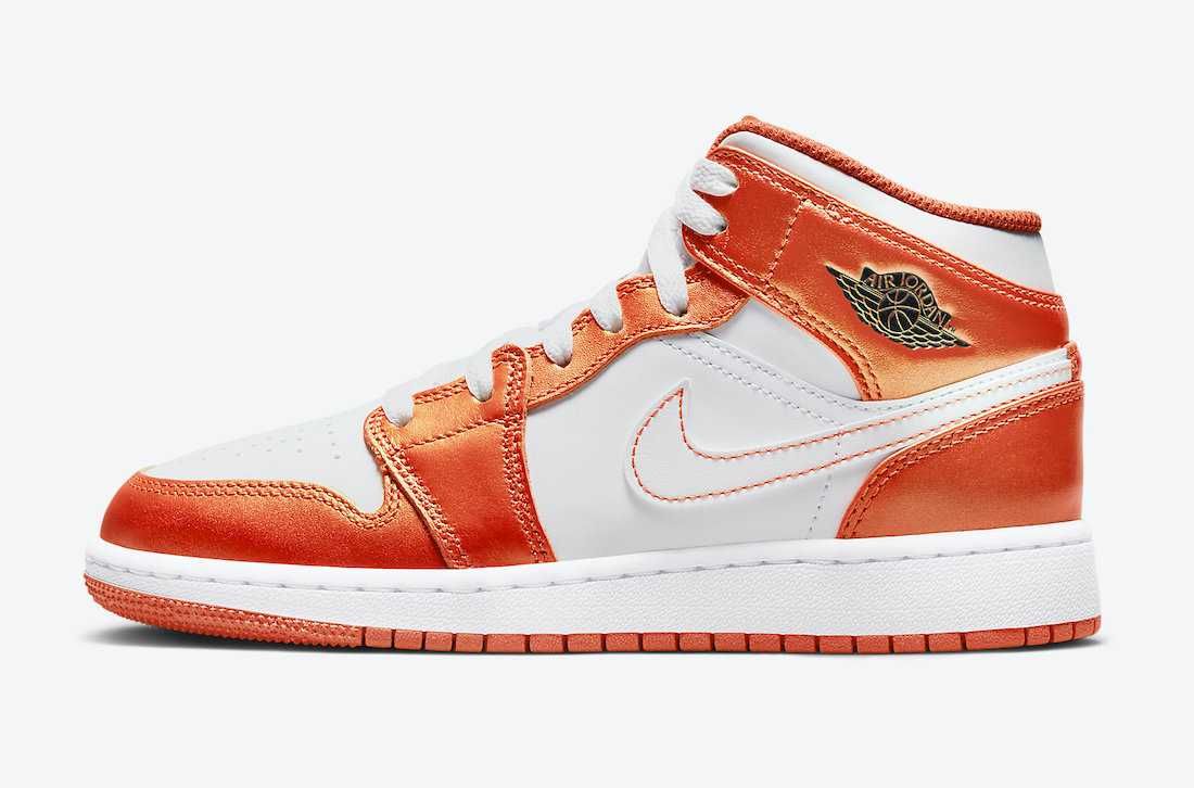 【スニダンで購入可】7/19発売 NIKE AIR JORDAN 1 MID "WHITE/METALLIC ORANGE" 抽選/定価/販売店舗まとめ 6枚目