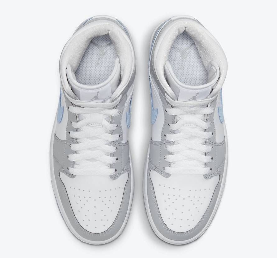 【スニダンで購入可】7/28発売 NIKE WMNS AIR JORDAN 1 MID "WOLF GREY" 抽選/定価/販売店舗まとめ 7枚目