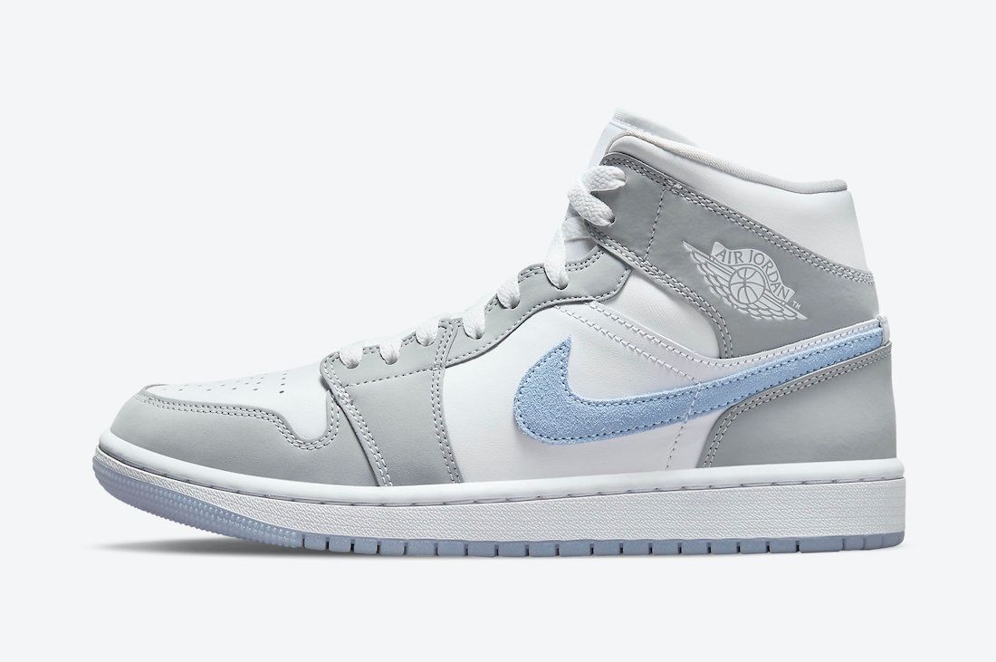 【スニダンで購入可】7/28発売 NIKE WMNS AIR JORDAN 1 MID "WOLF GREY" 抽選/定価/販売店舗まとめ 5枚目