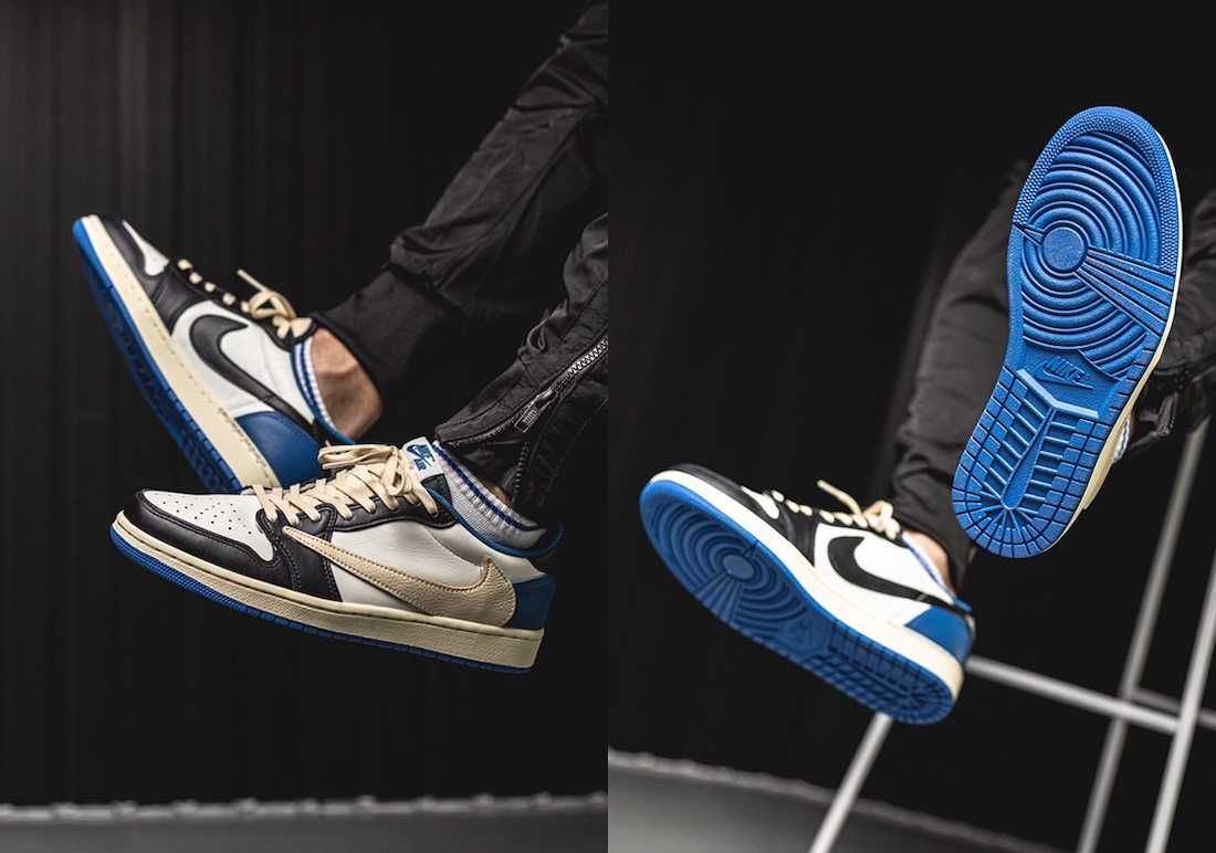 【スニダンで購入可】8/13発売 TRAVIS SCOTT × FRAGMENT × NIKE AIR JORDAN 1 LOW 抽選/定価/販売店舗まとめ 7枚目