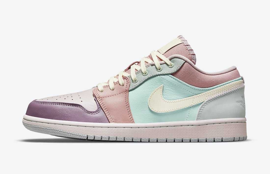 【2021年発売】NIKE AIR JORDAN 1 LOW "MULTI PASTEL" 抽選/定価/販売店舗まとめ 2枚目