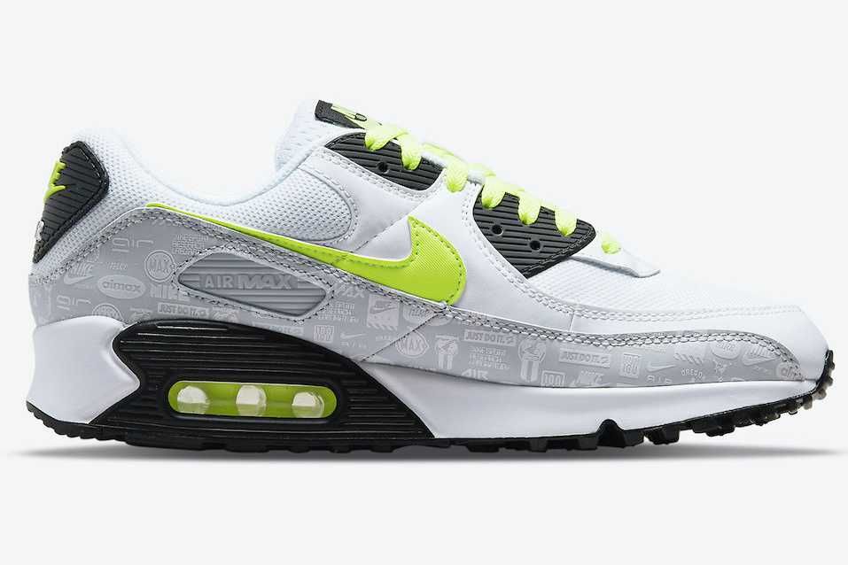 【2021年発売】NIKE AIR MAX 90 COVERED IN CLASSIC RETRO LOGOS 抽選/定価/販売店舗まとめ 4枚目