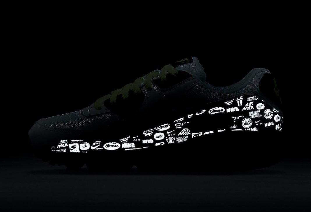 【2021年発売】NIKE AIR MAX 90 COVERED IN CLASSIC RETRO LOGOS 抽選/定価/販売店舗まとめ 2枚目