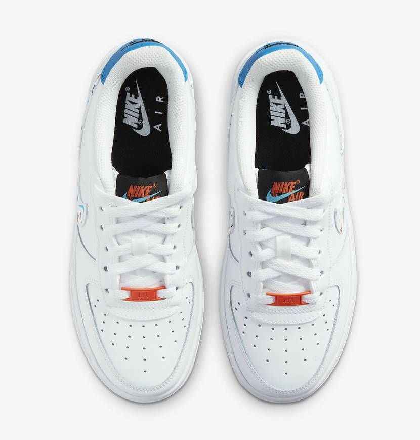 【リーク】NIKE GS AIR FORCE 1 LOW "DECORATING SWOOSHES" 抽選/定価/販売店舗まとめ 3枚目