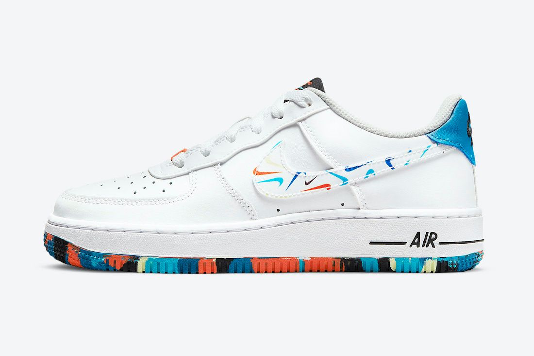 【リーク】NIKE GS AIR FORCE 1 LOW "DECORATING SWOOSHES" 抽選/定価/販売店舗まとめ 2枚目