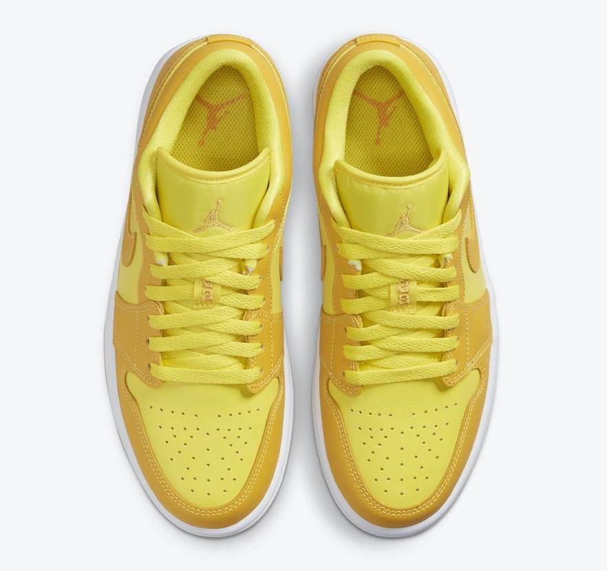 【スニダンで購入可】 8/10発売 NIKE WMNS AIR JORDAN 1 LOW "SUNNY YELLOW" 抽選/定価/販売店舗まとめ 5枚目