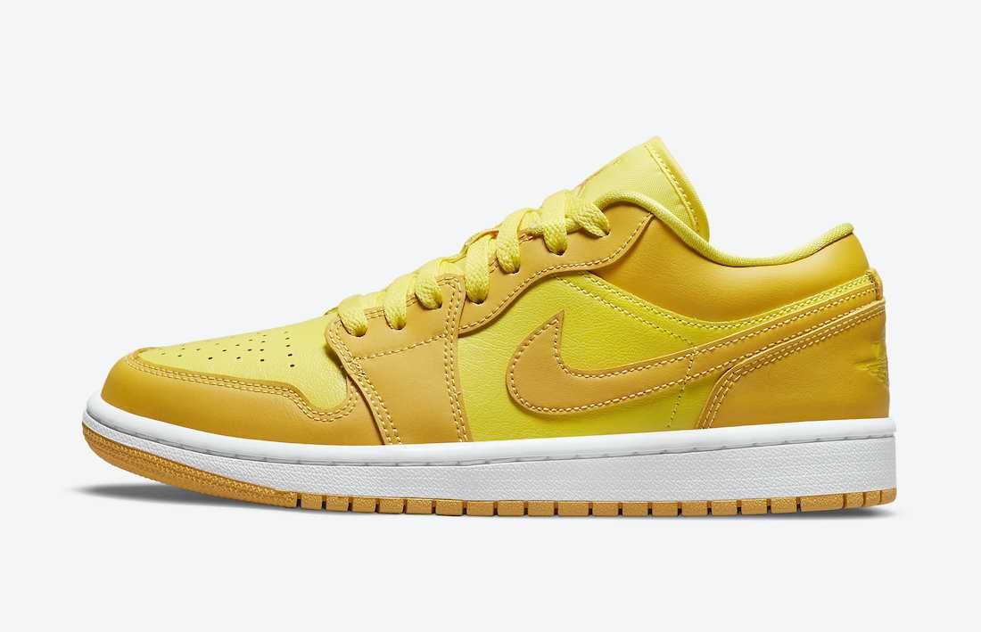 【スニダンで購入可】 8/10発売 NIKE WMNS AIR JORDAN 1 LOW "SUNNY YELLOW" 抽選/定価/販売店舗まとめ 3枚目