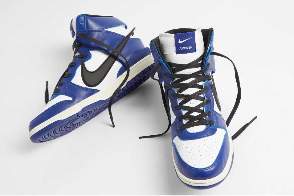 【販売リンクあり】5/18発売 AMBUSH × NIKE DUNK HIGH "DEEP ROYAL" 抽選/定価/販売店舗まとめ