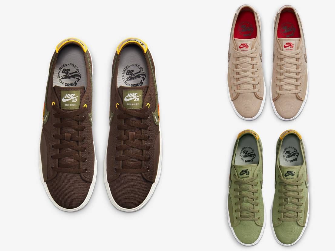 【スニダンで購入可】5/15発売 NIKE SB BLAZER COURT DAAN VAN DER LINDEN 3COLORS 抽選/定価/販売店舗まとめ 4枚目